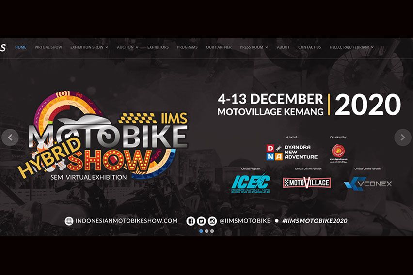 IIMS Motobike Show 2020 Dibuka, Banyak Program Menarik Online dan Offline IIMS Motobike
