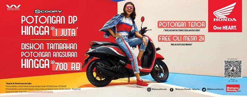 Diskon honda scoopy