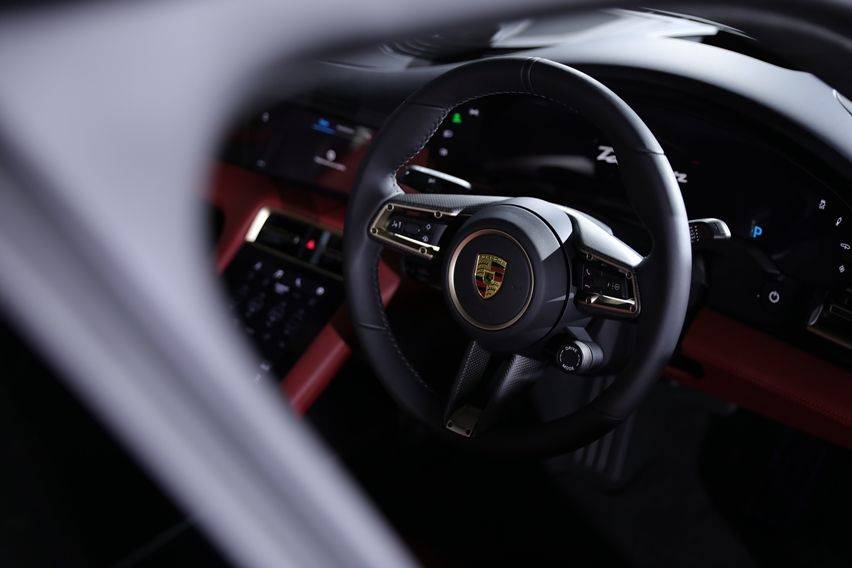 Porsche taycan interior