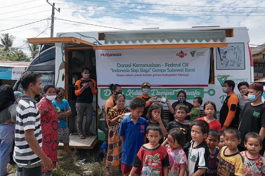 Federal Oil Bantu Korban Bencana di Kalimantan dan Sulawesi CSR federal oil