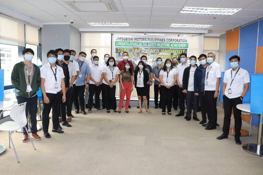 MMPC employees reach 1000 Safe Days Milestone