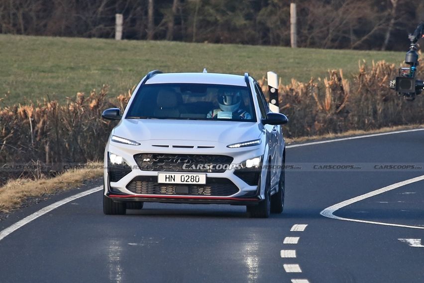 Tampilan Hyundai Kona N Terungkap saat Shooting Video Hyundai Kona N