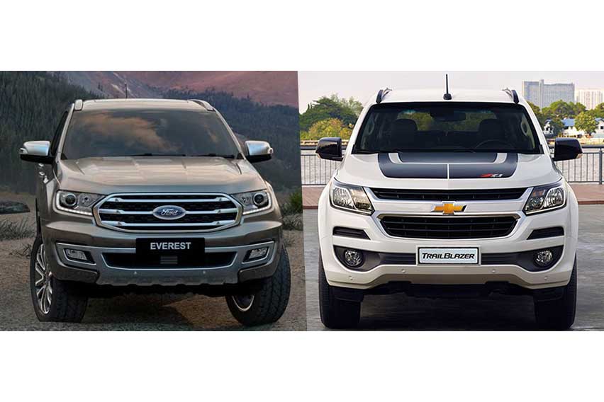 Tech-rich SUVs: Chevrolet Trailblazer vs. Ford Everest Ford-Everest-and-Chevrolet-Trailblazer