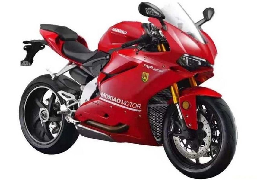 Moxiao 500RR, Motor Sport Tiongkok Persis Ducati Panigale V4 Moxiao 500RR