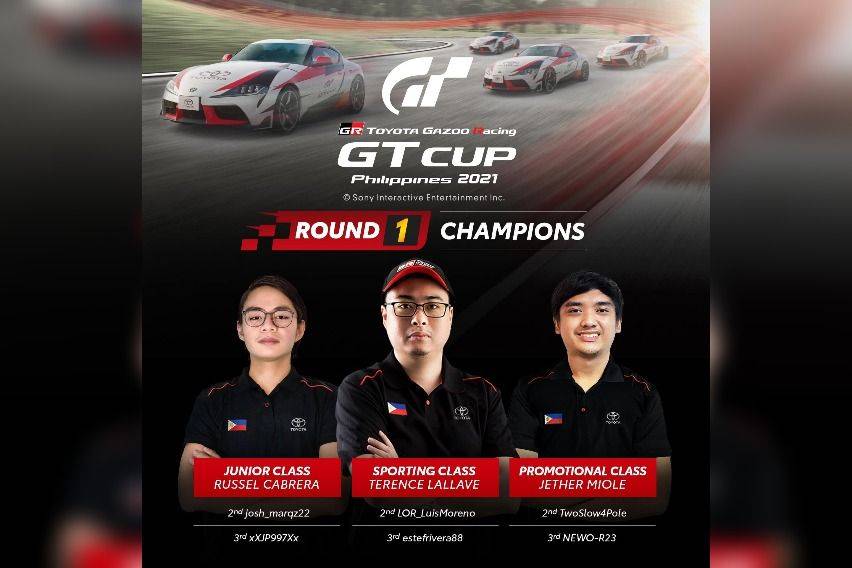 2021 Toyota GR-GT Cup Round 1 Champions