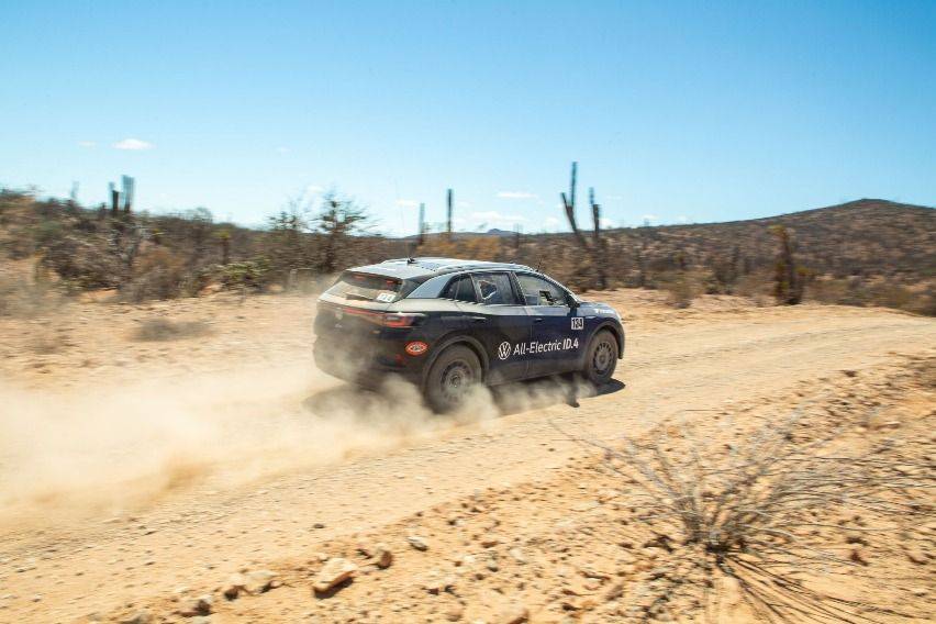 Volkswagen EV SUV ID.4 at the Mexican 1000 race