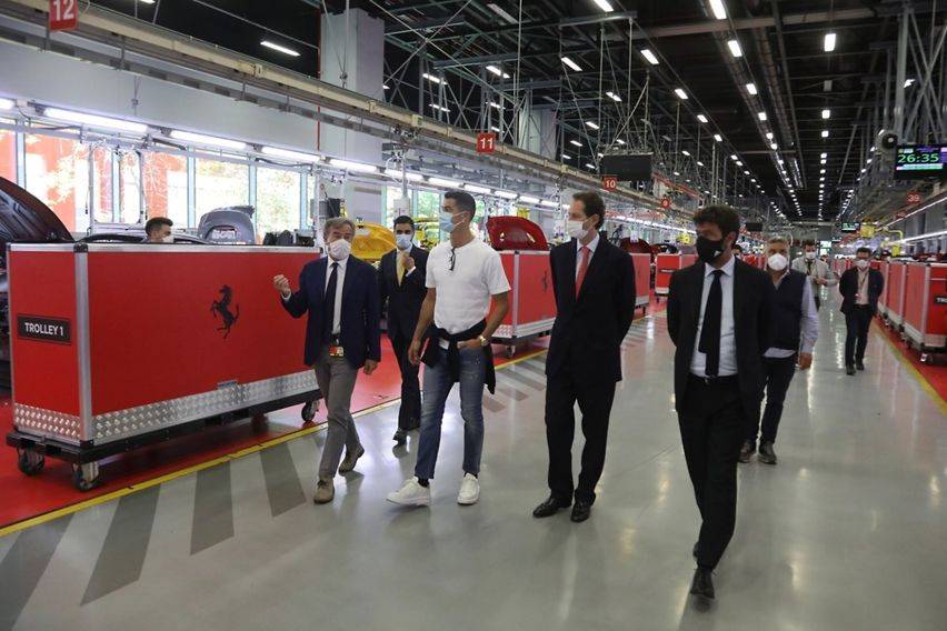 ronaldo at ferrari