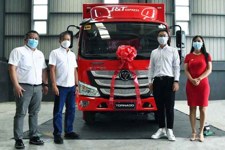 Turnover of Foton units to JT Express