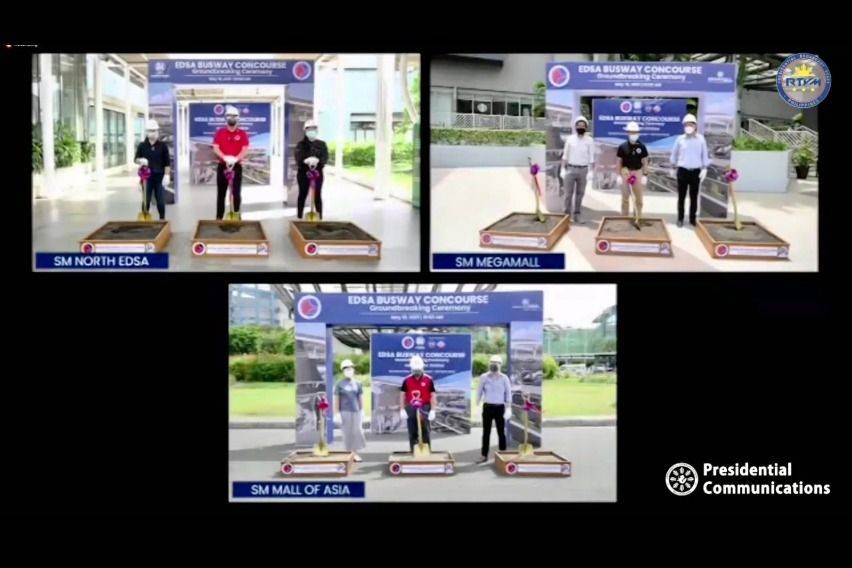 EDSA Busway Concourse virtual groundbreaking