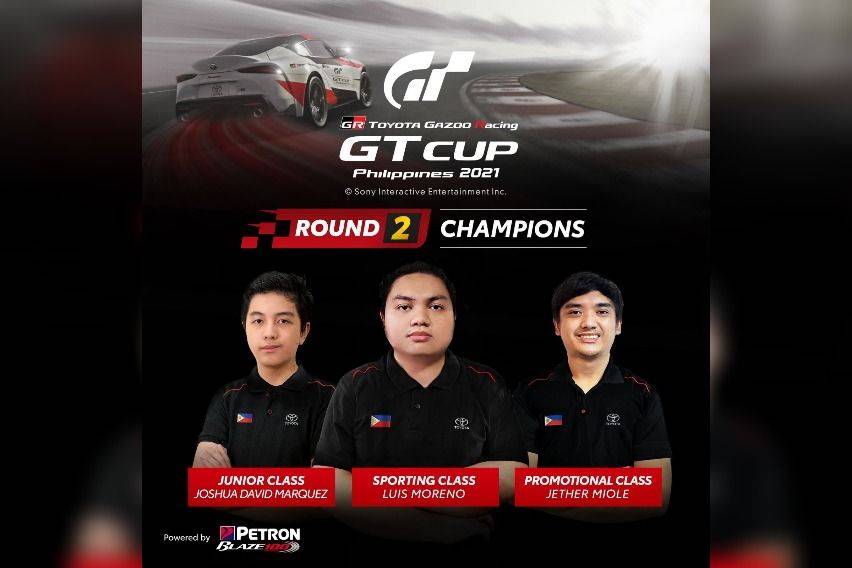 Toyota GR GT Cup Round 2 Winners