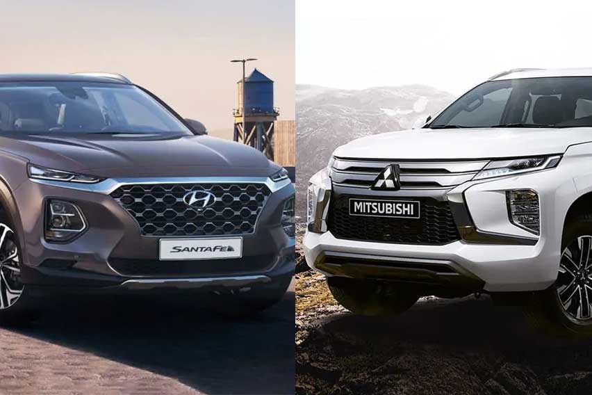 Midsize face-off: Hyundai Santa Fe vs. Mitsubishi Montero Sport Hyundai-Santa-Fe-and-Mitsubishi-Montero-Sport