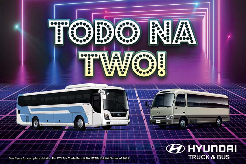 Big savings on Hyundai Universe and County in 'Todo na Two' promo Hyundai Todo na Two