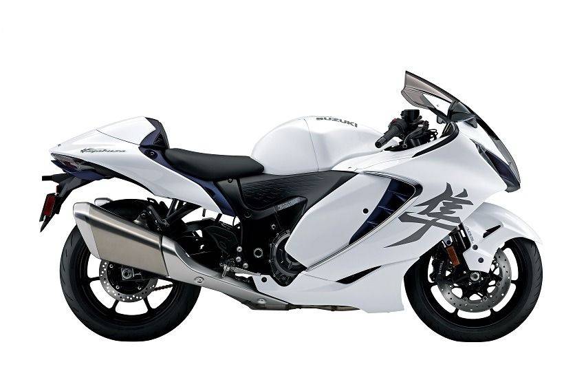 2022 Hayabusa Pearl White