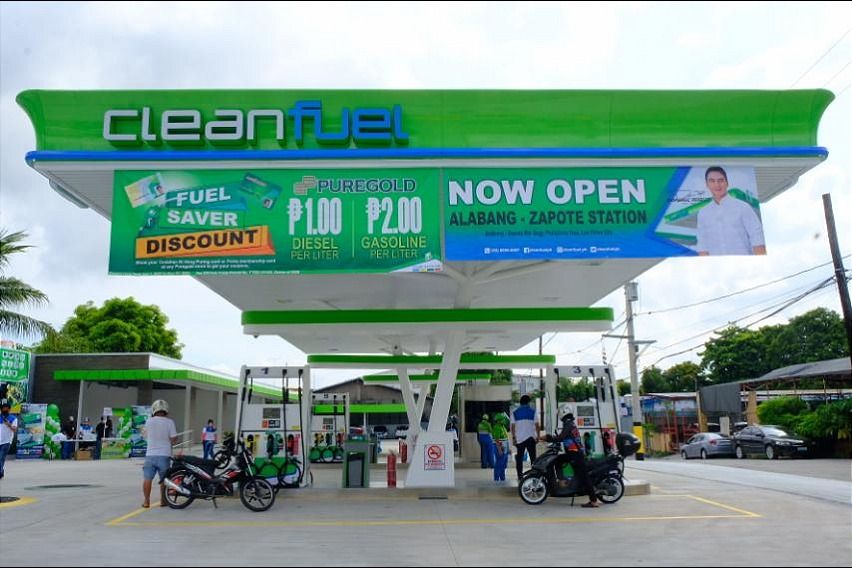 Cleanfuel opens first station in Las Piñas Cleanfuel Alabang-Zapote Station