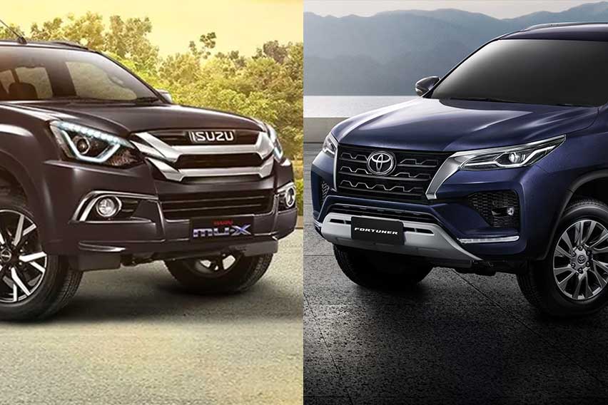 Midsizing each other up: Isuzu mu-X vs. Toyota Fortuner  Isuzu-mu-X-and-Toyota-Fortuner