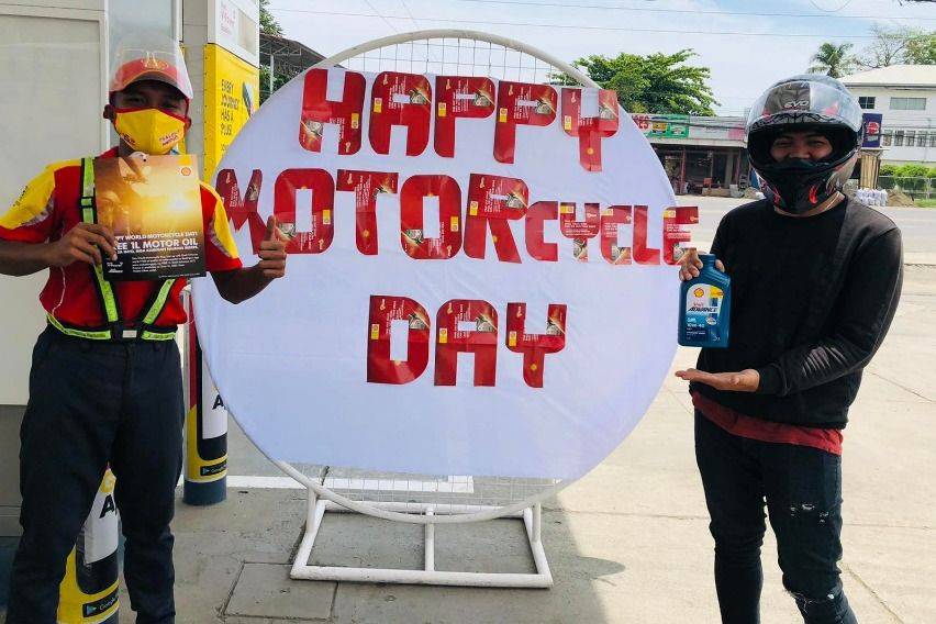 Shell's World Motorcycle Day celebrationfrom Shell's World Motorcycle Day celebration