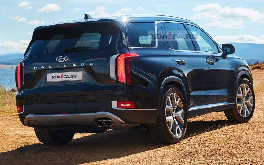 Hyundai palisade rendered