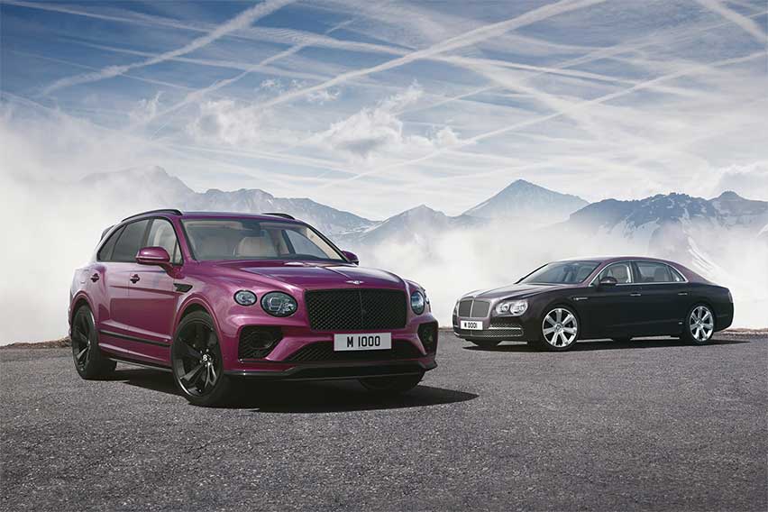 Bentley shows off 1,000th commission, a one-off purple Bentayga bentley-bentayga-1000th-commission