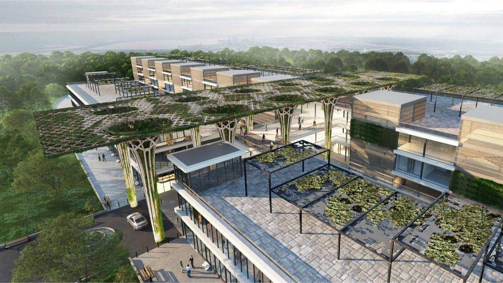 Saudi Arabia Grand Prix team and pit building renderings