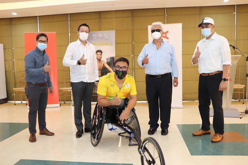 TMP donated wheelchairs to the Philippine Wheelchair Racing team