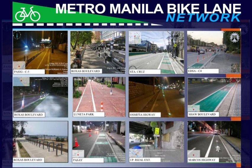 Metro Manila Bike Lane network