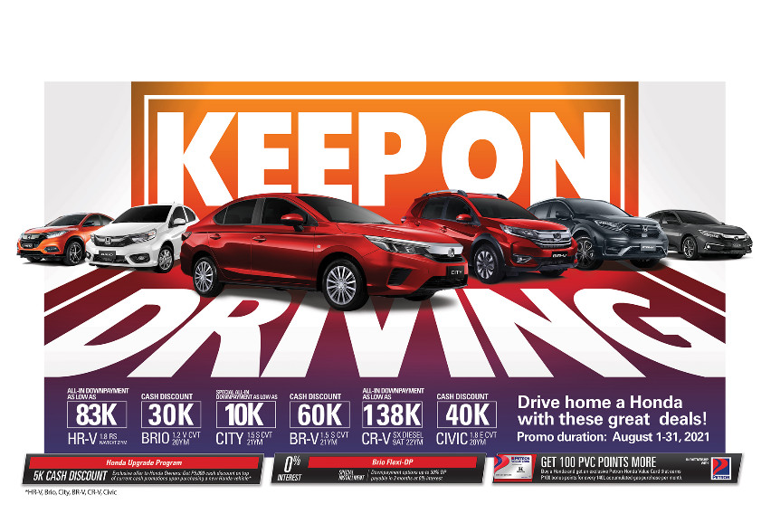 Honda presents discounts, offerings in ‘Keep on Driving’ promo for August honda-keep-on-driving-promo-4