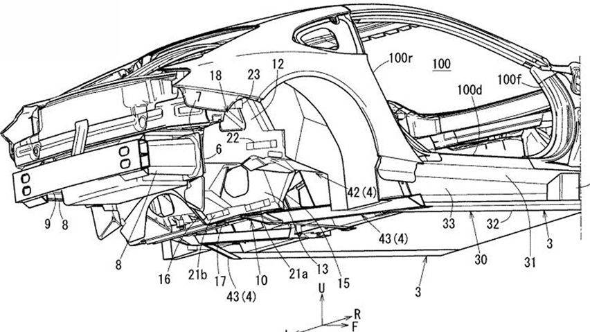 Mazda structure patent