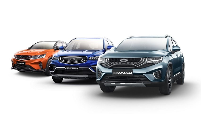 Geely PH sales more than triple in H1 Geely models in the Philippines
