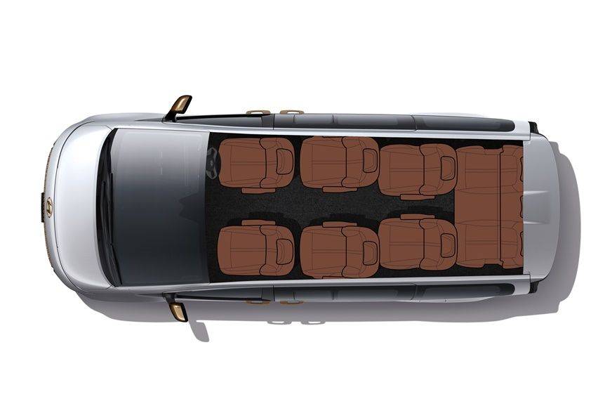 hyundai staria seat layout 