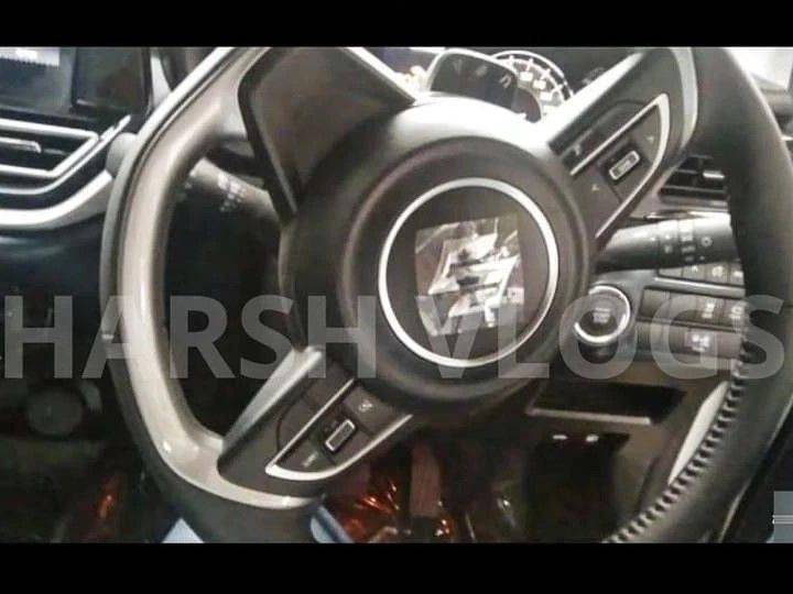 Baleno facelift interior leaked
