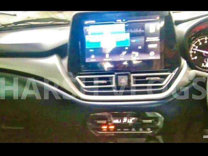 Baleno facelift interior leaked