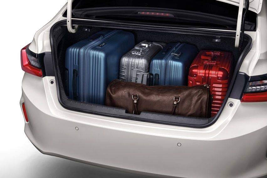 honda city cargo space