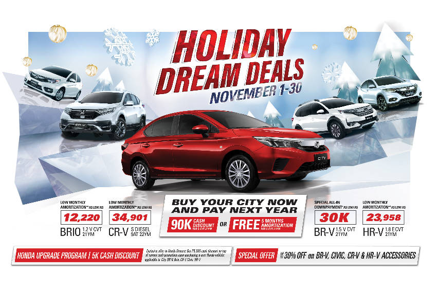 Honda PH kicks off yuletide feels with ‘Holiday Dream Deals’