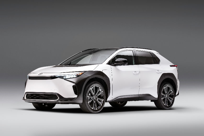 Toyota debuts productionmodel bZ4X in the US