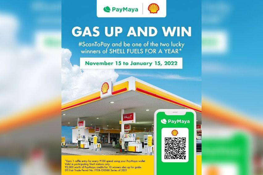 Shell and Paymaya's Gas Up and Win Promo