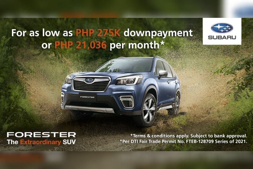 Subaru PH extends promos for XV, Forester and Evoltis until yearend
