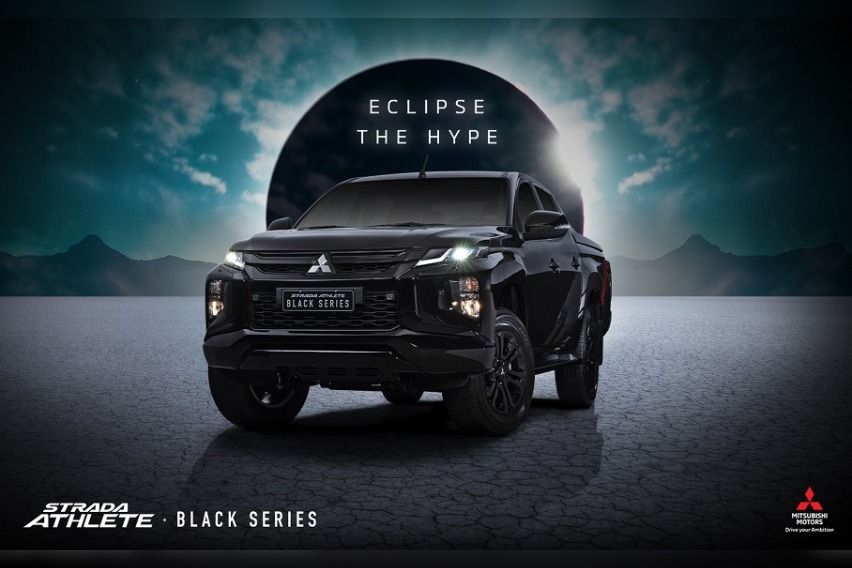 You can now order a blacked-out Mitsubishi Strada Athlete Mitsubishi Strada Athlete Black