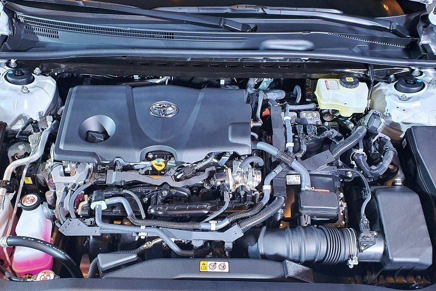 Engine of the all-new Toyota Camry Hybrid