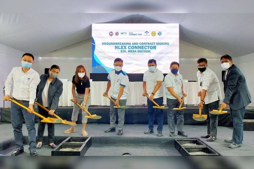 NLEX Connector groundbreaking