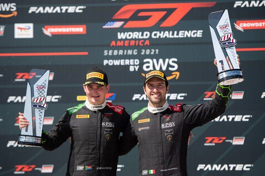 Lamborghini victory in GT World Challenge America