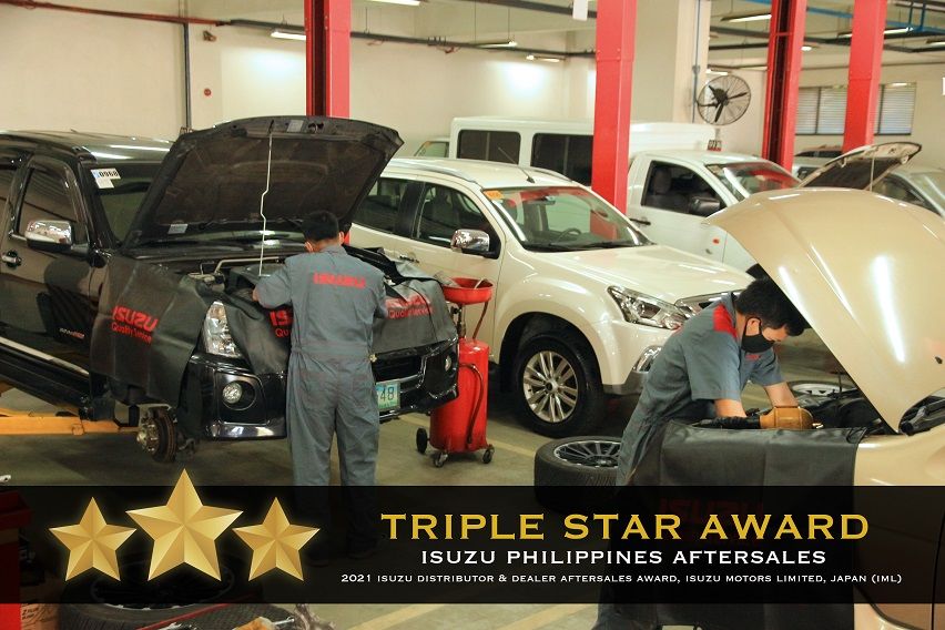 3 for 3: IPC gets 'Triple Star' anew at Isuzu Distributor and Dealer Aftersales Awards IPC's 2021 Triple Star achievement