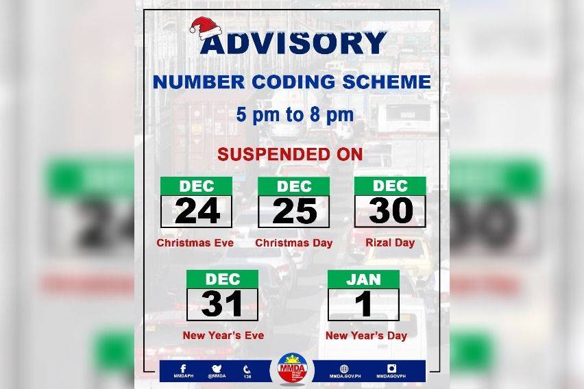 MMDA advisory