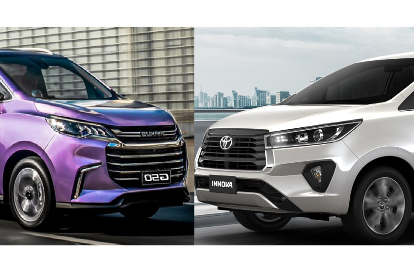 MPV matchup: Toyota Innova vs. Maxus G50 innova-x-g50