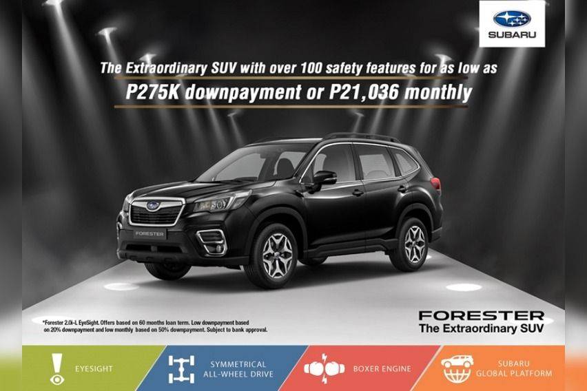 January 2022 promo for Subaru Forester