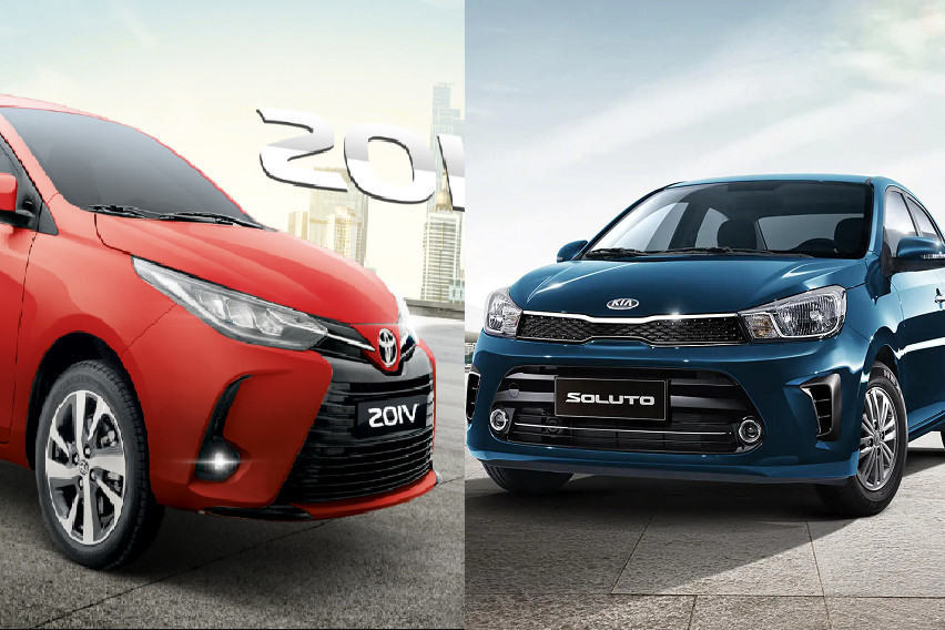 Compact car comparo: Kia Soluto vs. Toyota Vios Compact car comparo: Kia Soluto vs. Toyota Vios