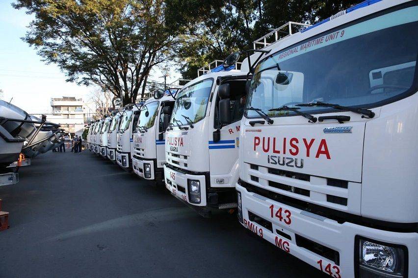 newly-procured PNP vehicles