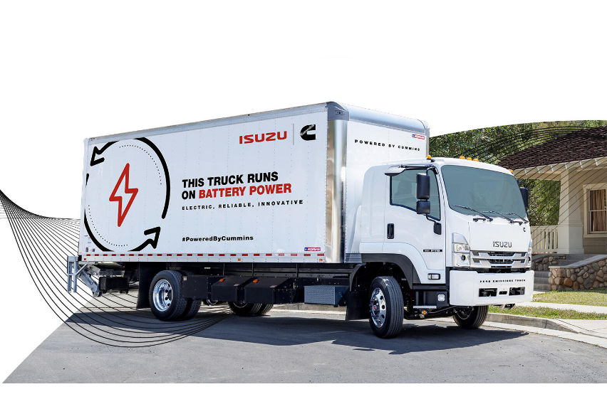 Isuzu Cummins To Test Battery Electric Truck Prototypes In North America 6722