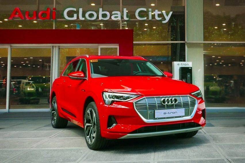Audi e-tron SUV at BGC showroom