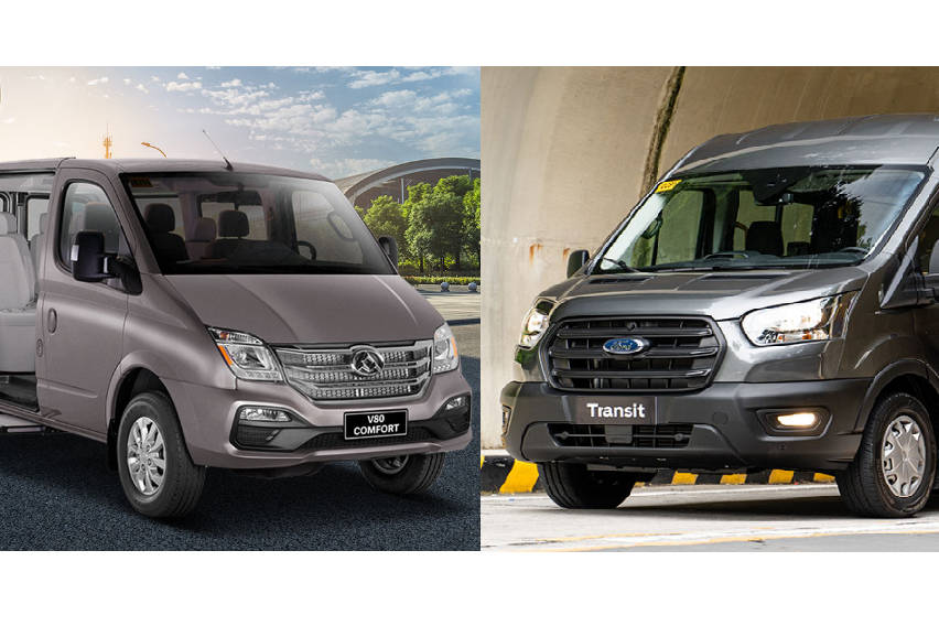 Passenger van punch-out: Maxus V80 vs. Ford Transit