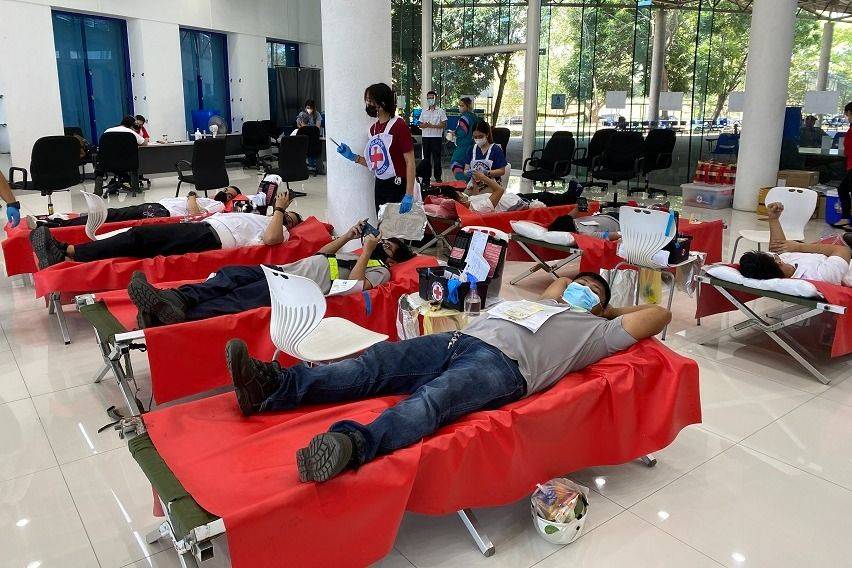 MMPC X PRC blood donation drive